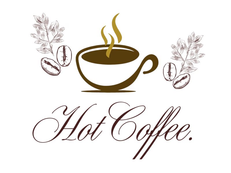 Cover image for Elegant Logo Design for a Coffee Shop Brand "Hot Coffee"