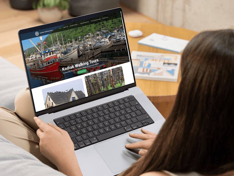 Cover image for Kodiak Walking Tours Website Redesign