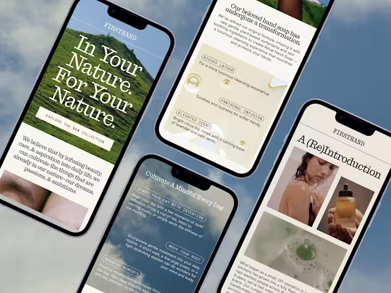 Cover image for Firsthand: Email & Content Strategy