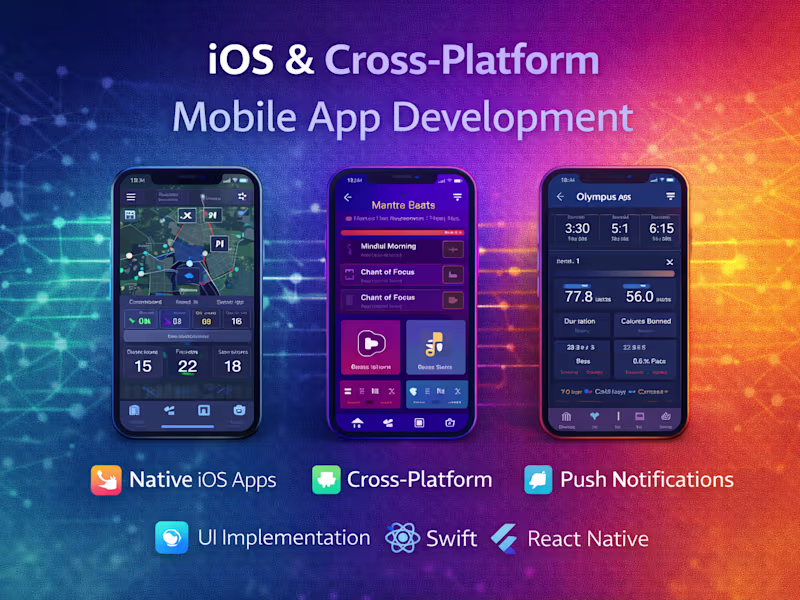 Cover image for iOS & Cross-Platform Mobile App Development