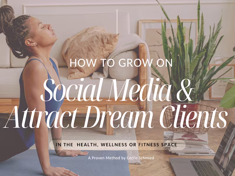 Cover image for Social Media Strategy & Management (Health, Fitness & Wellness)