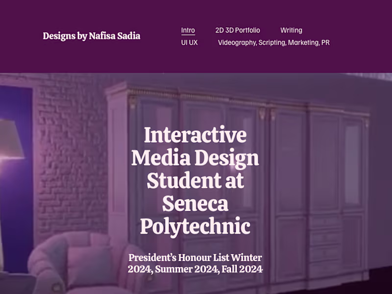 Cover image for Designs by Nafisa Sadia