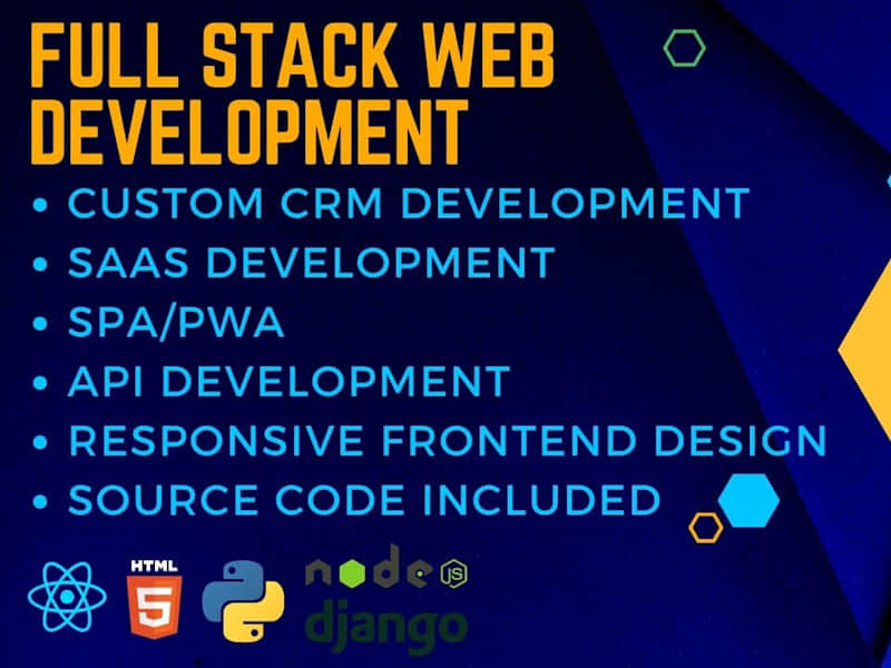 Cover image for I will build your custom business website, custom CRM, SaaS app.