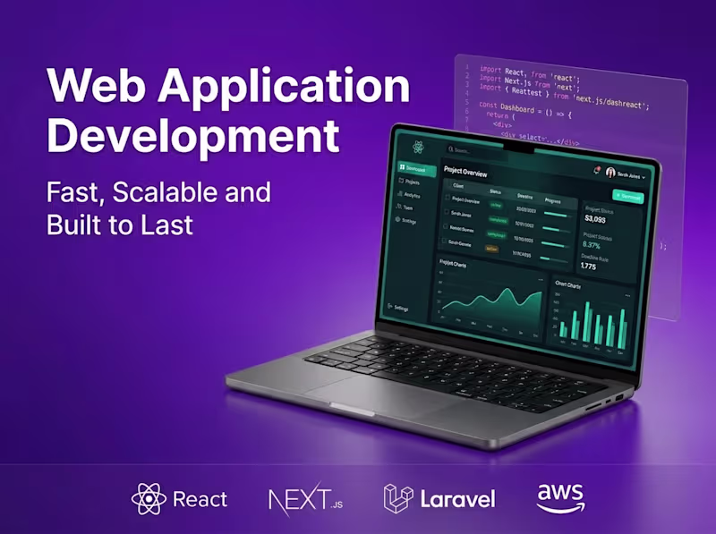 Cover image for Custom Web Application Development, React and Laravel