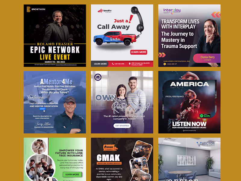 Cover image for Social Media Creatives/Content Creation