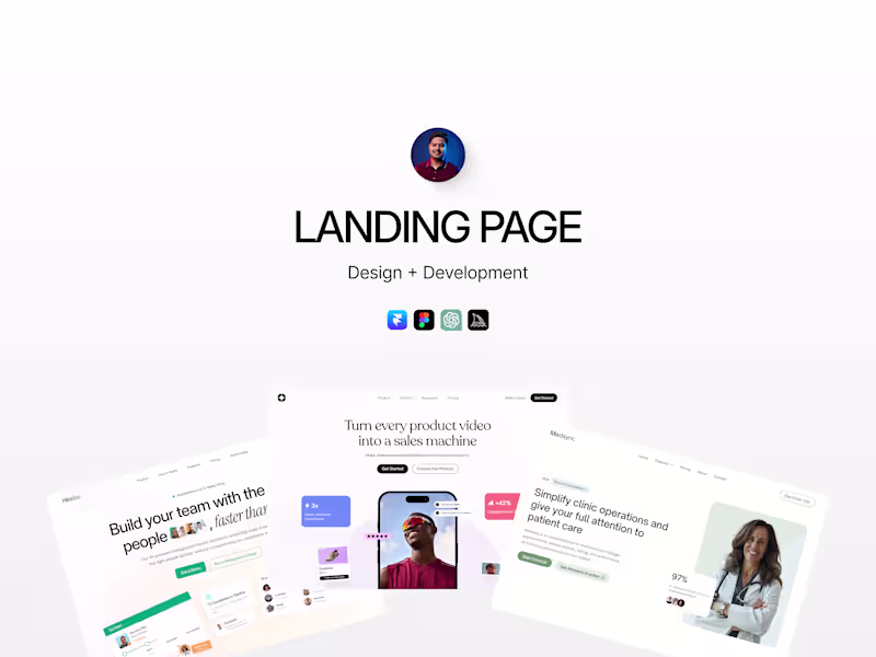 Cover image for Landing Page Design & Framer Development