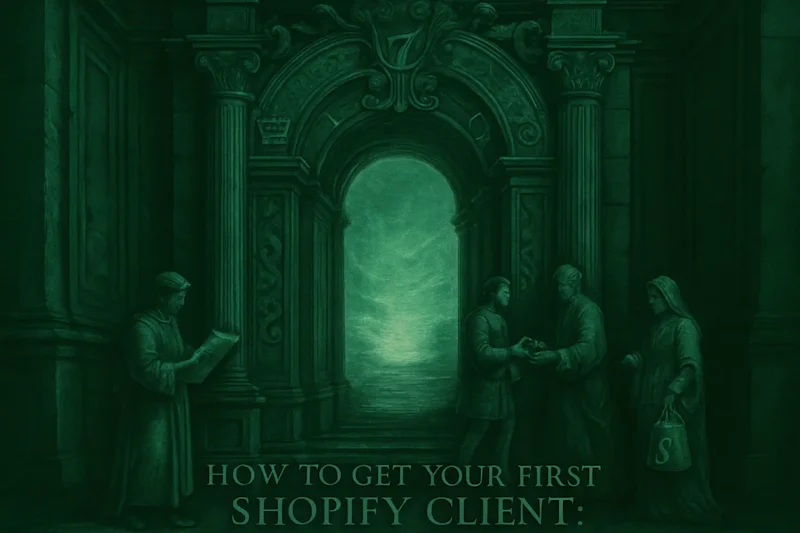 Cover image for How to Get Your First Shopify Client: 7 Proven Strategies for New Developers