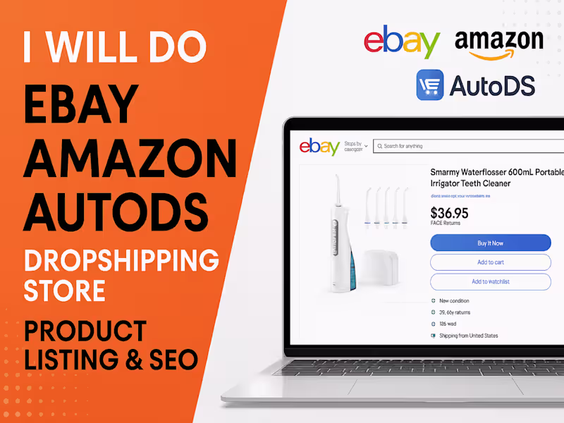 Cover image for Ebay Amazon Autods dropshipping product listing research SEO