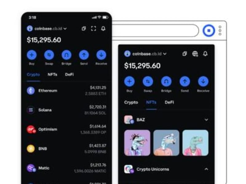 Cover image for ‎Coinbase Wallet: NFTs & Crypto