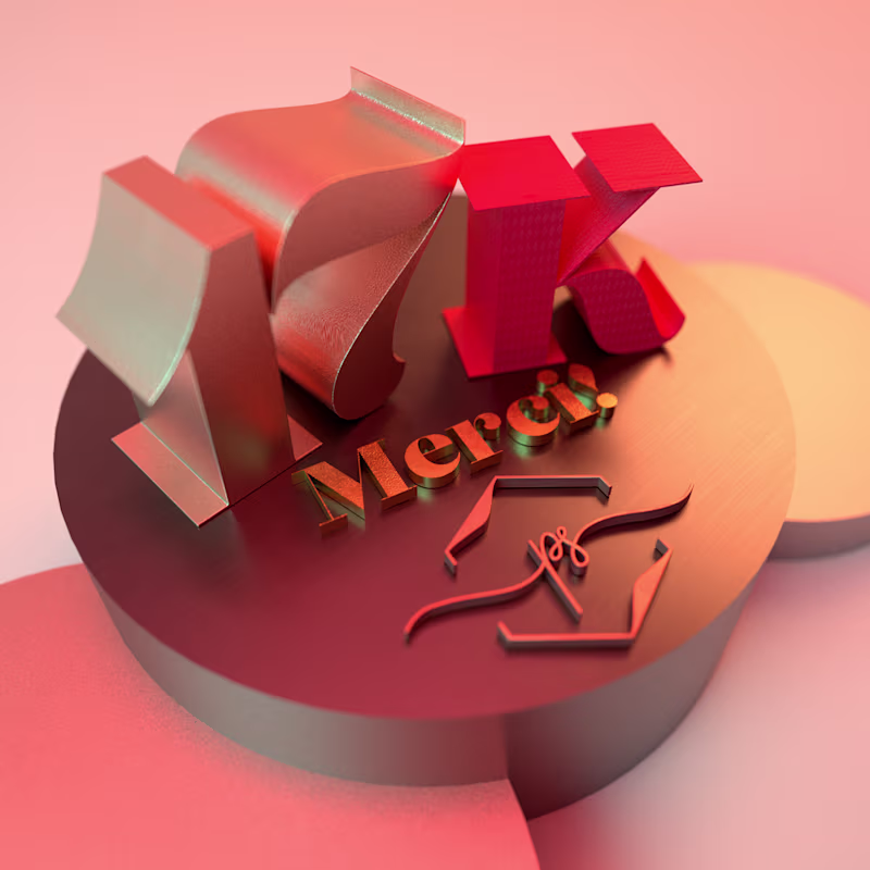 Cover image for 3D design for Social Media
