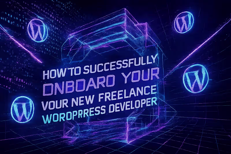 Cover image for How to Successfully Onboard Your New Freelance WordPress Developer
