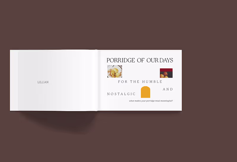 Cover image for Porridge of Our Days — Editorial Design