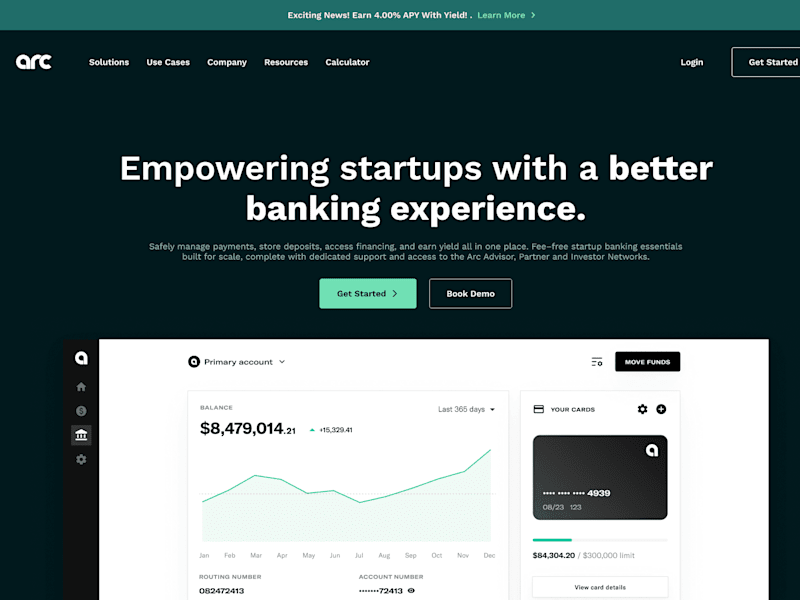 Cover image for Arc Responsive Website Redesign
