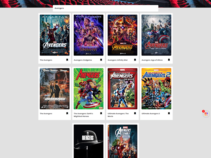 Cover image for Movies search website