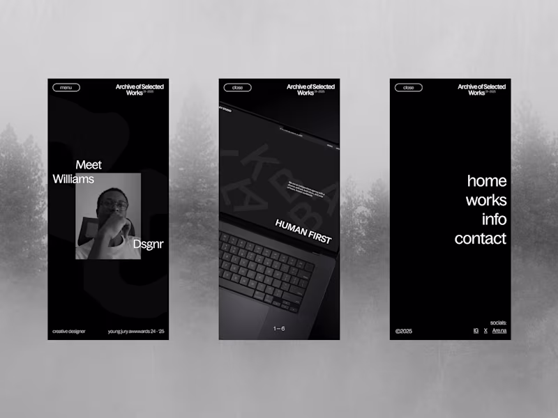 Cover image for William's Portfolio Website
