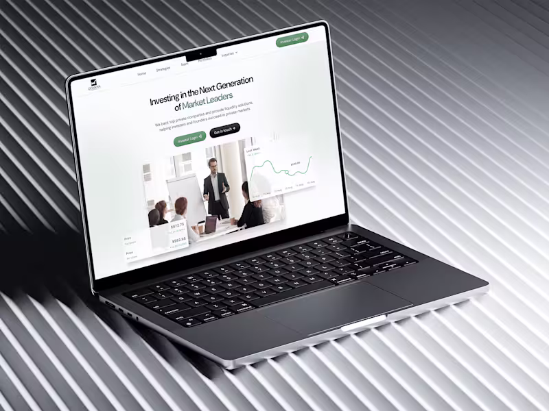 Cover image for Goanna Capital - Website Design