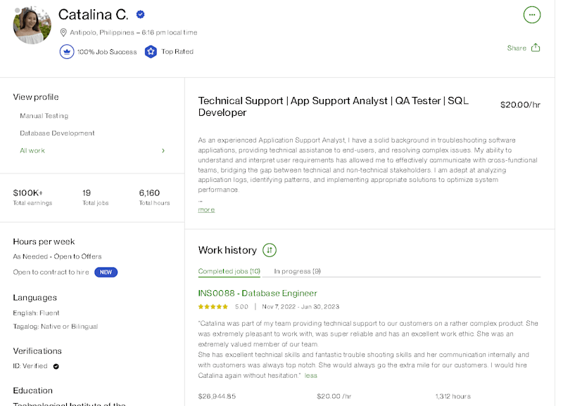 Cover image for Technical Application Support 