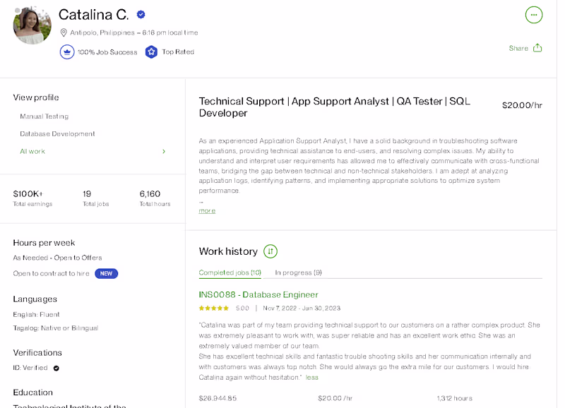 Cover image for Technical Application Support 