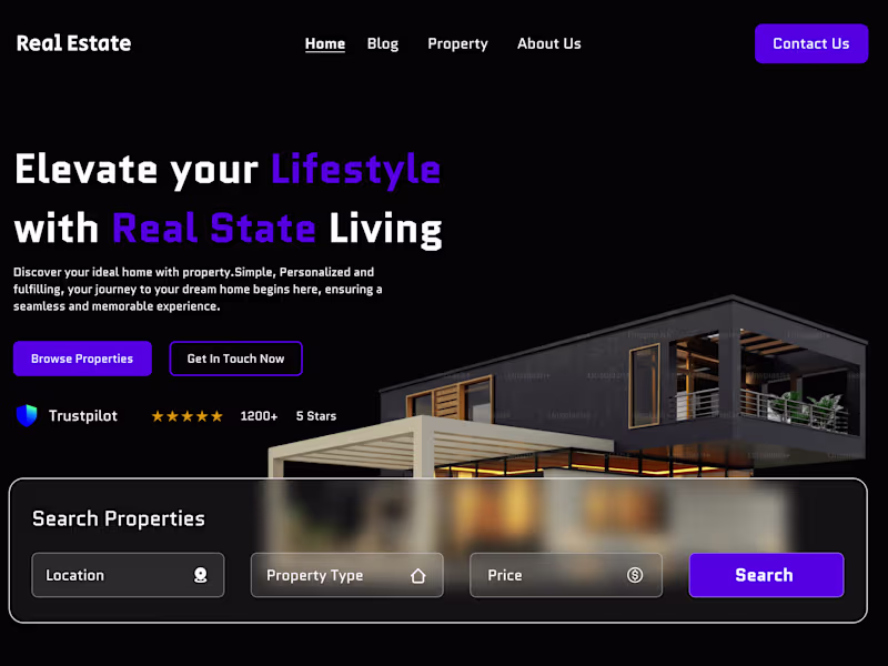 Cover image for Real Estate Web Design