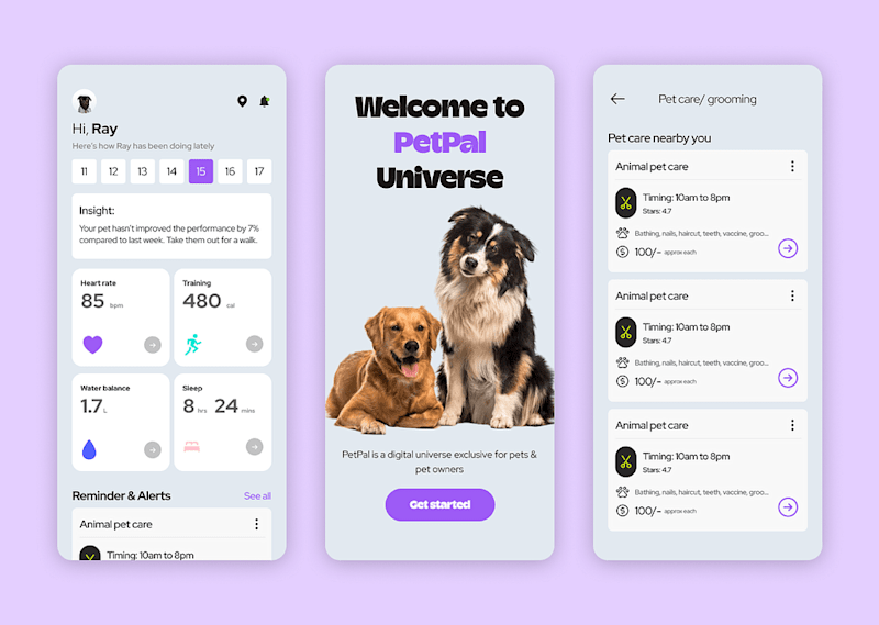 Cover image for PetPal - A universe for you & your pets (website + app)
