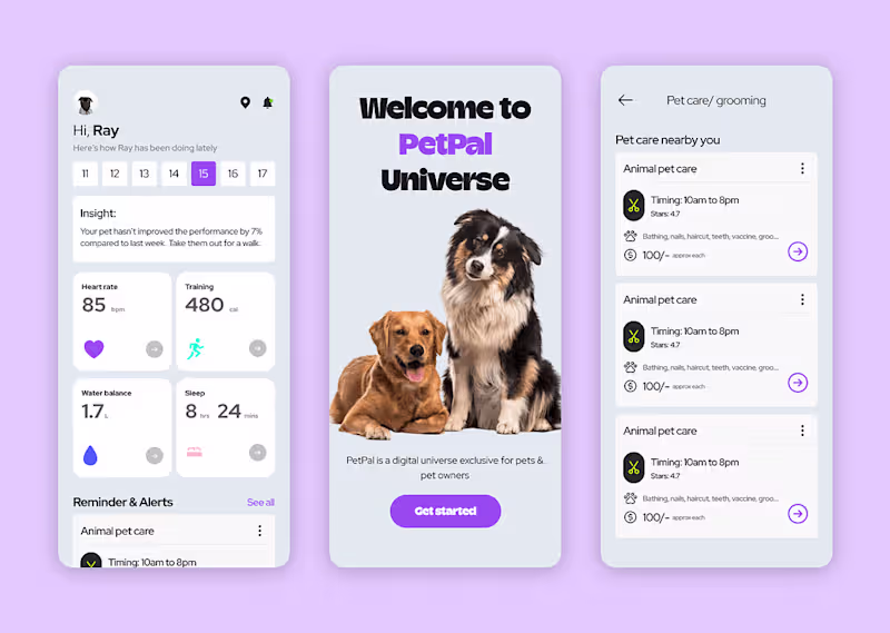 Cover image for PetPal - A universe for you & your pets (website + app)