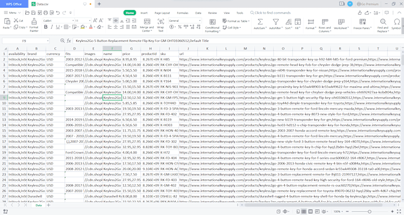 Cover image for Internation key supply Data Scraping