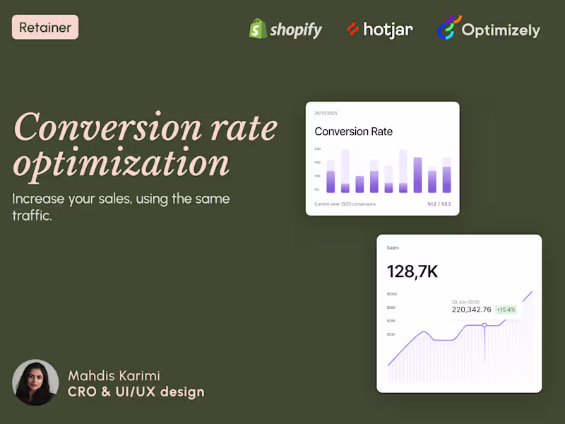 Cover image for Conversion Rate Optimization (Retainer)