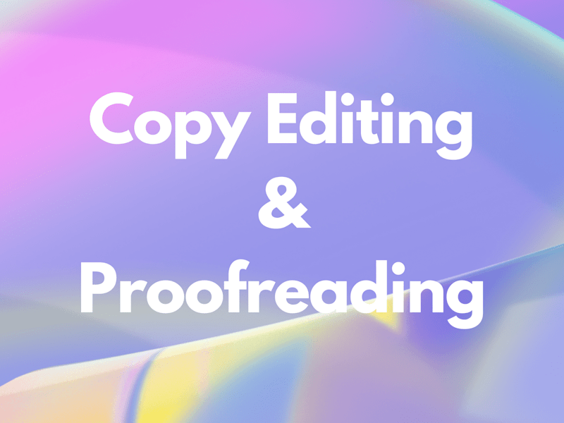 Cover image for Professional Proofreading and Editing to Polish Your Prose