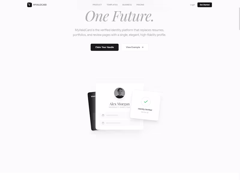 Cover image for MyValidCard - verified digital identity card