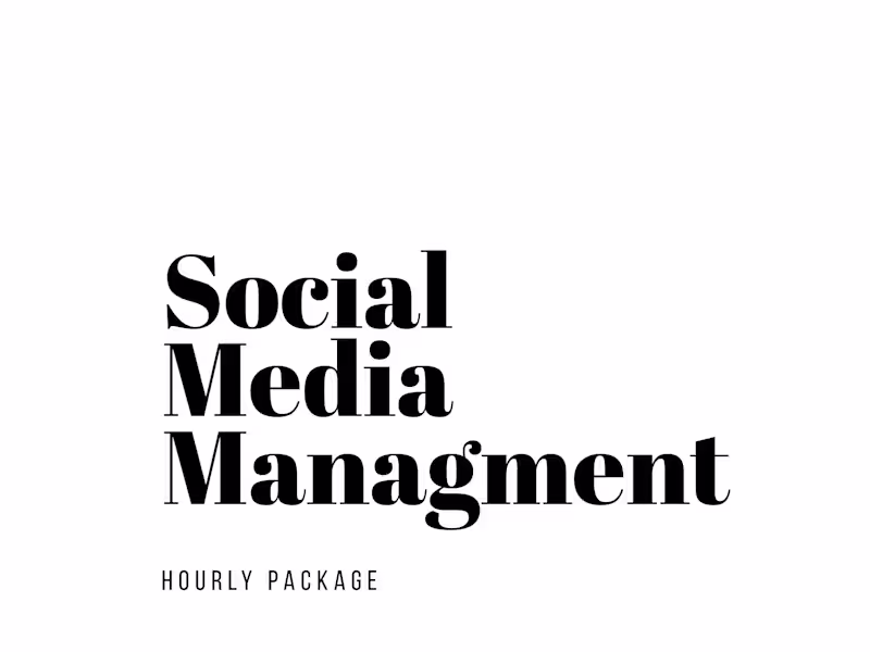Cover image for Social Media Management 
