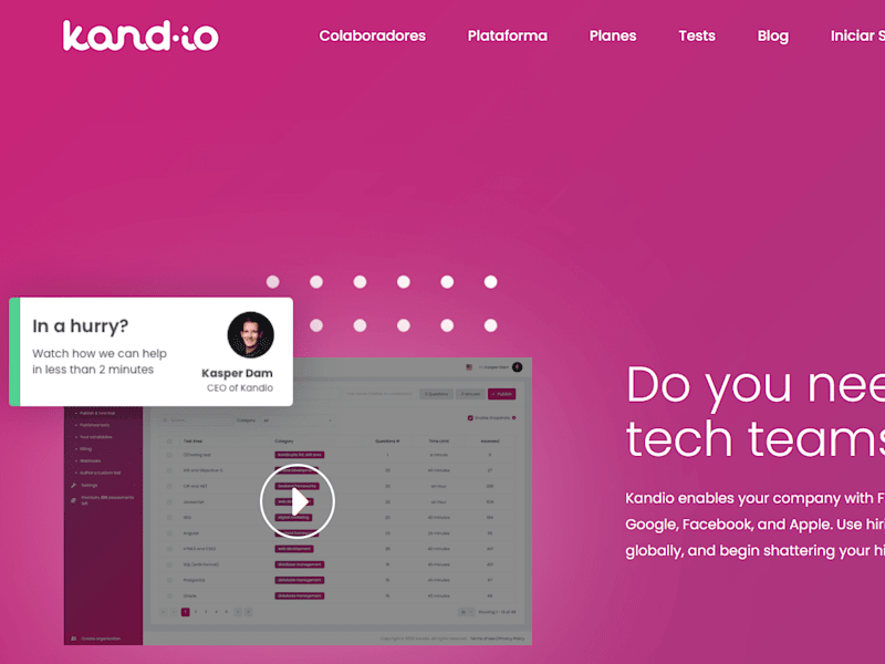 Cover image for Kandio Latam Recruitment Platform Development
