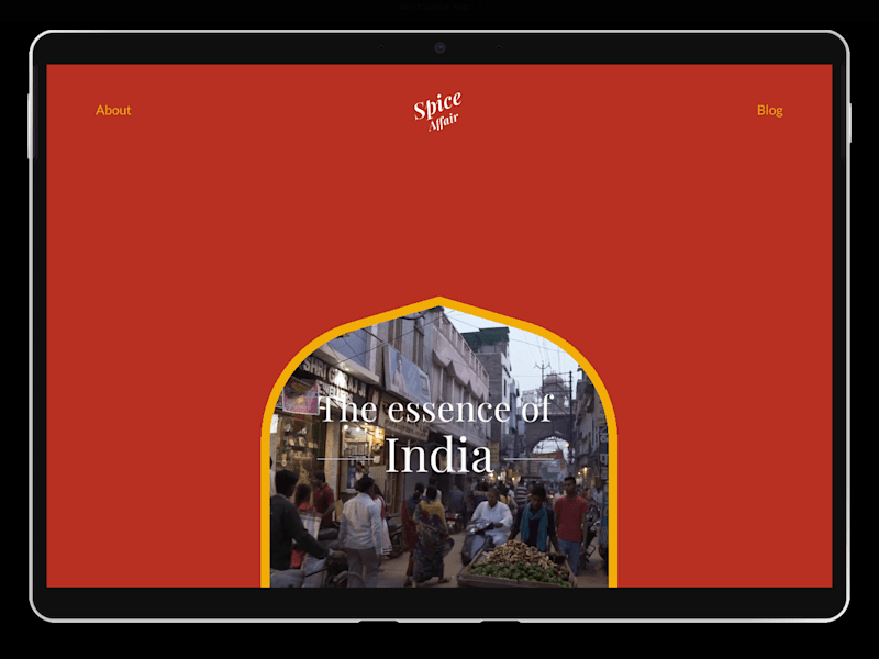 Cover image for Microsite Landing Page Design - Cultural Blog