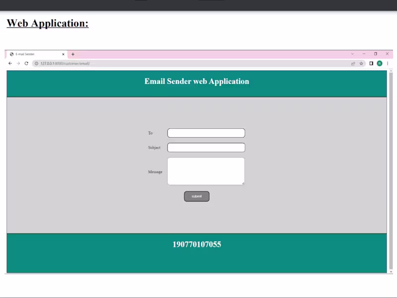 Cover image for Email Sender System