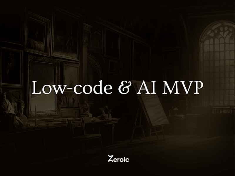 Cover image for Build your MVP on a low-code stack - faster, better and cheaper