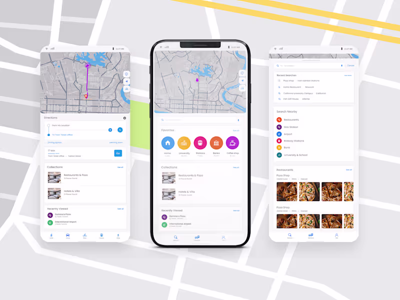 Cover image for Location Search Mobile App Design UI UX
