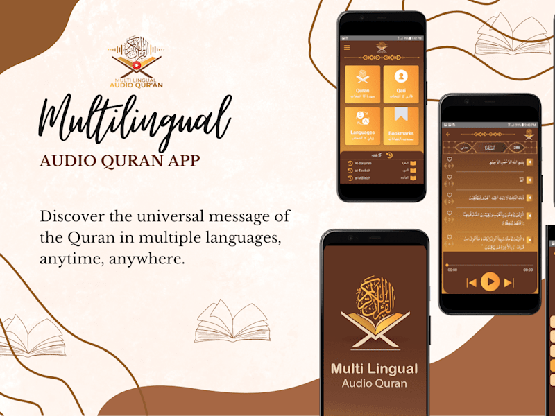 Cover image for  Multilingual Quran Audio App 
