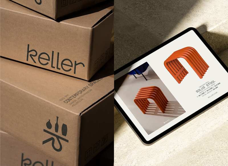Cover image for KELLER | Brand Identity for Furniture Manufacturer