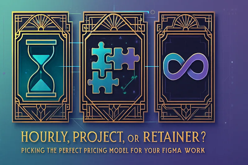Cover image for Hourly, Project, or Retainer? Picking the Perfect Pricing Model for Your Figma Work