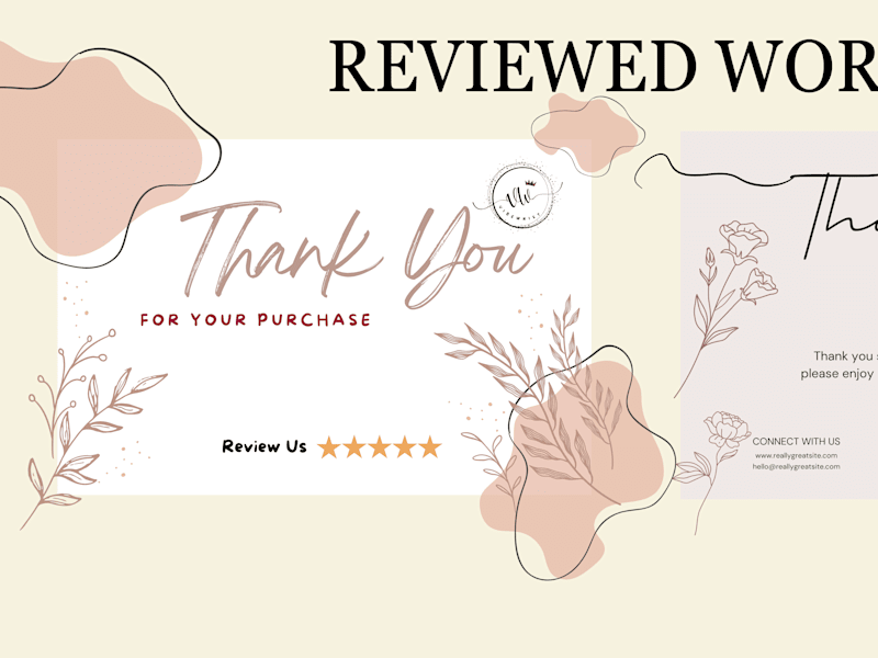 Cover image for I will custom thankyou cards for every occasion in 1 hour