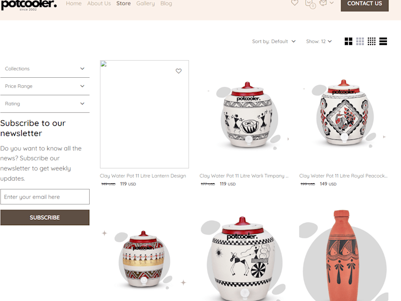 Cover image for Portfolio: E-commerce Website for Pot Selling