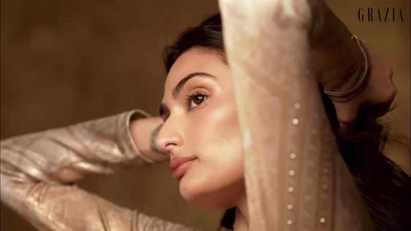 Cover image for Behind The Scenes With Athiya Shetty | Grazia November 2023 Cov…