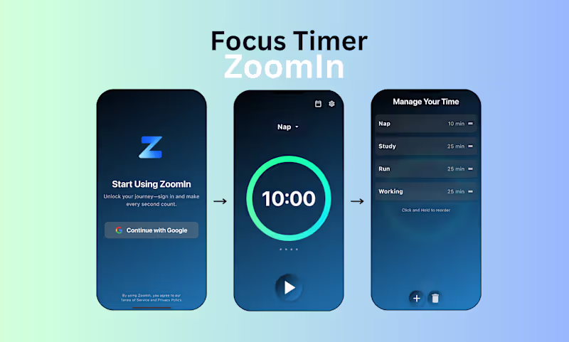 Cover image for Focus Timer - ZoomIn
