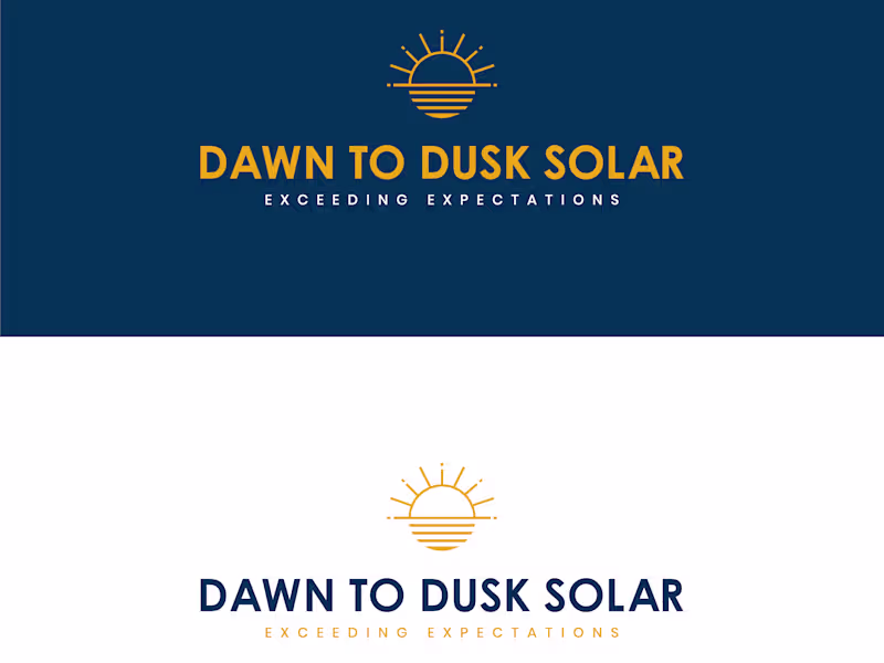 Cover image for Dawn to Dusk Solar | Brand identity design