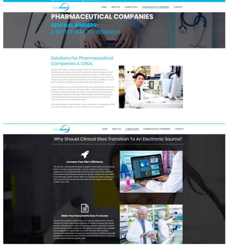 Cover image for Sentral Binder Pharmaceutical 
