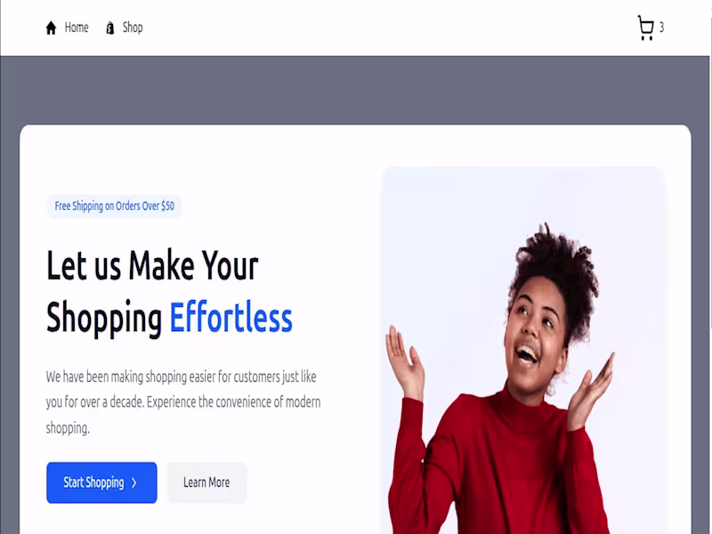 Cover image for E-commerce Shopping Cart Web Application