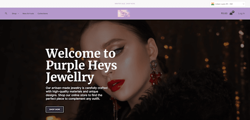 Cover image for Responsive Website Design For A Jewelry Brand