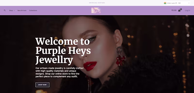 Cover image for Responsive Website Design For A Jewelry Brand