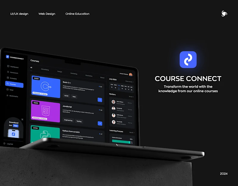 Cover image for E-learning Web App | Ronas IT