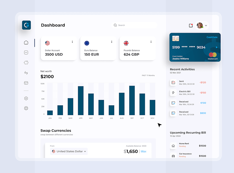 Cover image for UIUX Design for Finance Platfrom ... Product Design