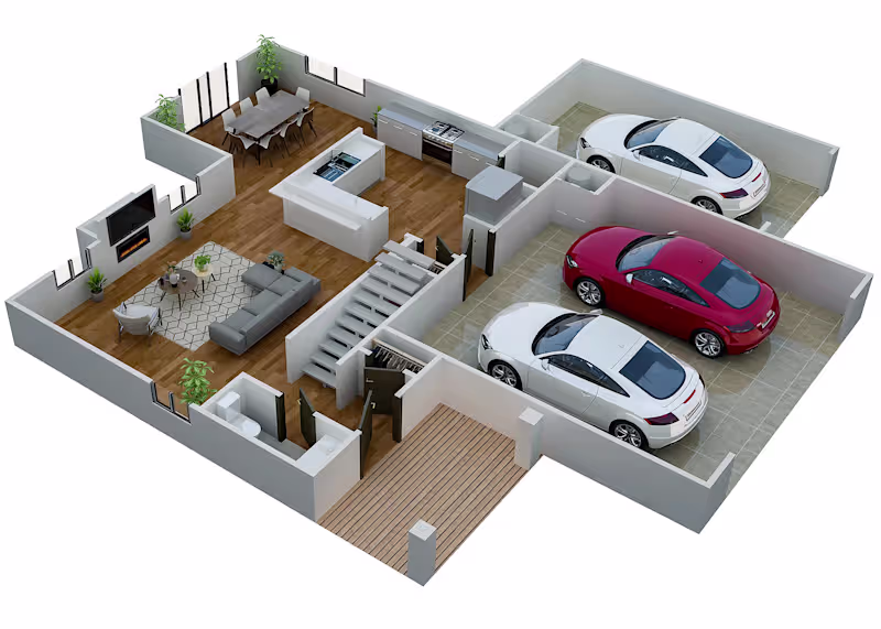 Cover image for 3D floor plans that solve layout challenges before construct...